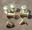 Extra Pair Chicago Screws for Halters and Leads 3/8" Inch
