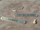 Engraved Saddle Nameplate