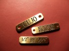 Toy Size Dog Collar Plate